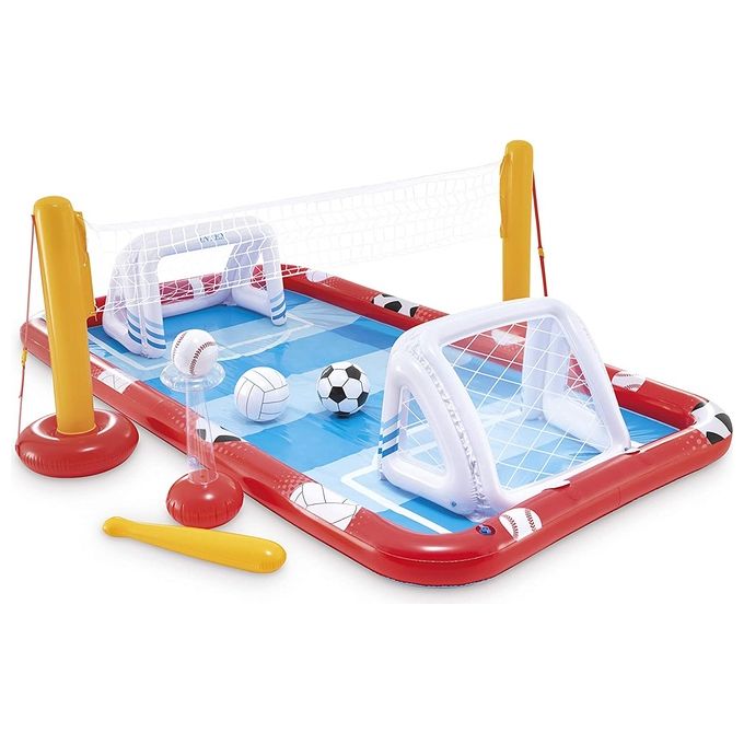 Intex 57147NP Play Center Multi Sport Piscina Gonfiabile per Bambini 325x267x102 cm 470 L 3+ anni