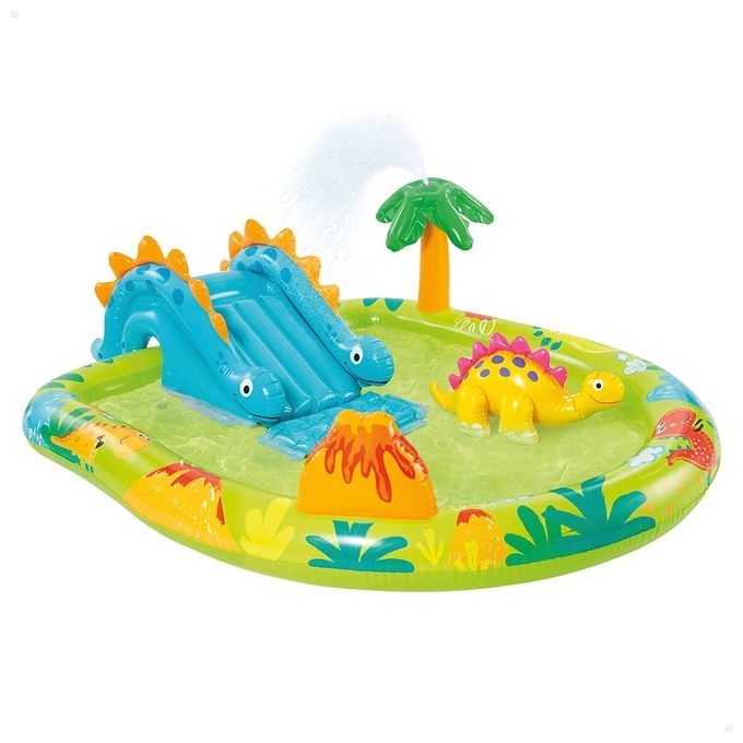 Intex 57166NP Centro giochi gonfiabile con dinosauri Vinile Multicolore 191 x 152 x 58 cm