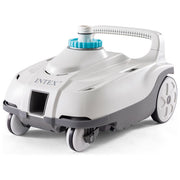 Intex 28006EX ZX100 Robot Pulitore Automatico Fondo Piscine Fuori Terra Pompa Filtro 6056 13248 L-h Tubo 6,5 m colore Bianco