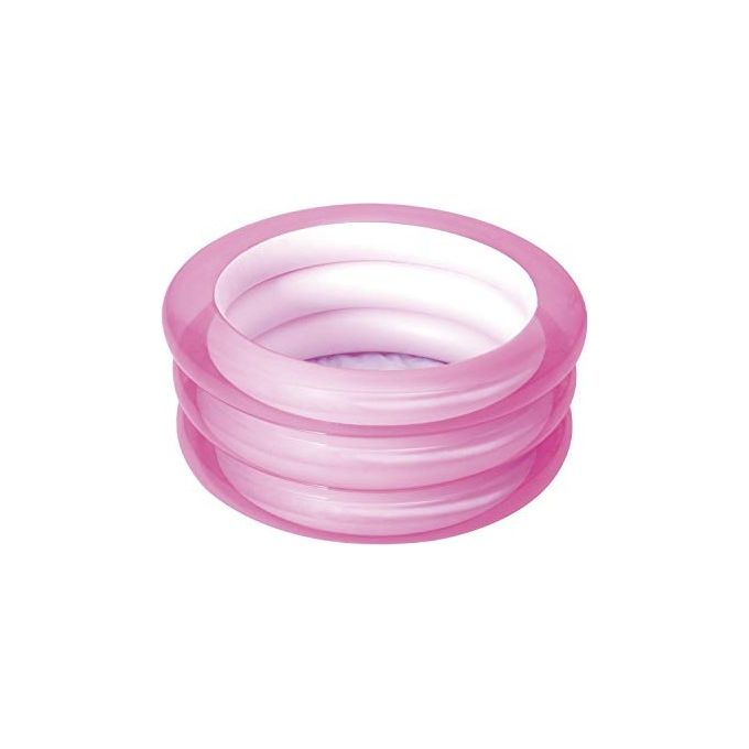 Bestway 51033 Piscina Gonfiabile per Bambini Tonda 3 Anelli in Vinile 70x30 cm 43 L colore Assortiti