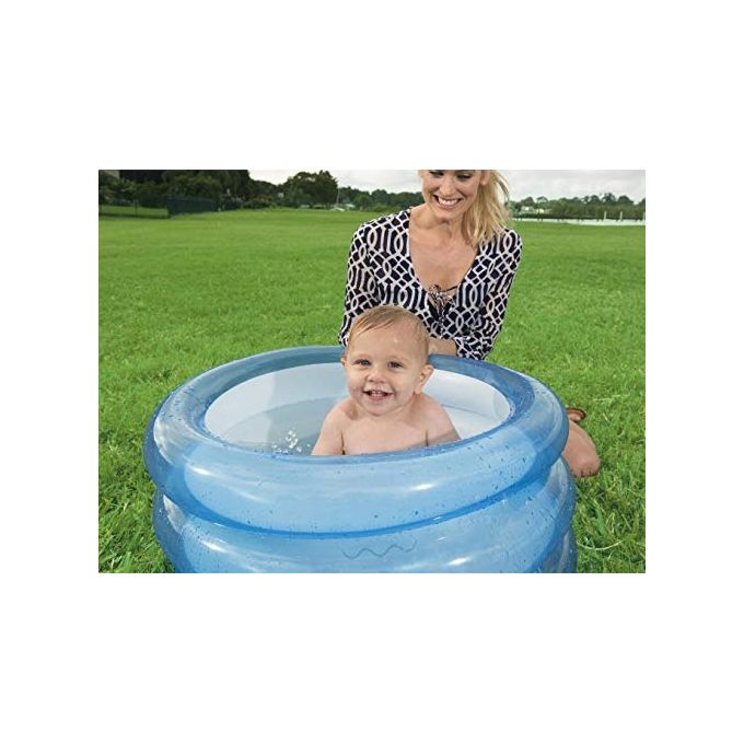 Bestway 51033 Piscina Gonfiabile per Bambini Tonda 3 Anelli in Vinile 70x30 cm 43 L colore Assortiti