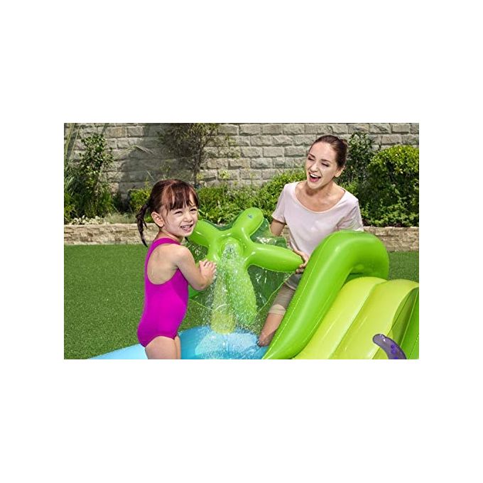 Bestway 53052 Acquario Fantastico Centro Giochi Gonfiabile 239x206x86 cm Scivolo Spruzzatore 308 L colore Multicolore