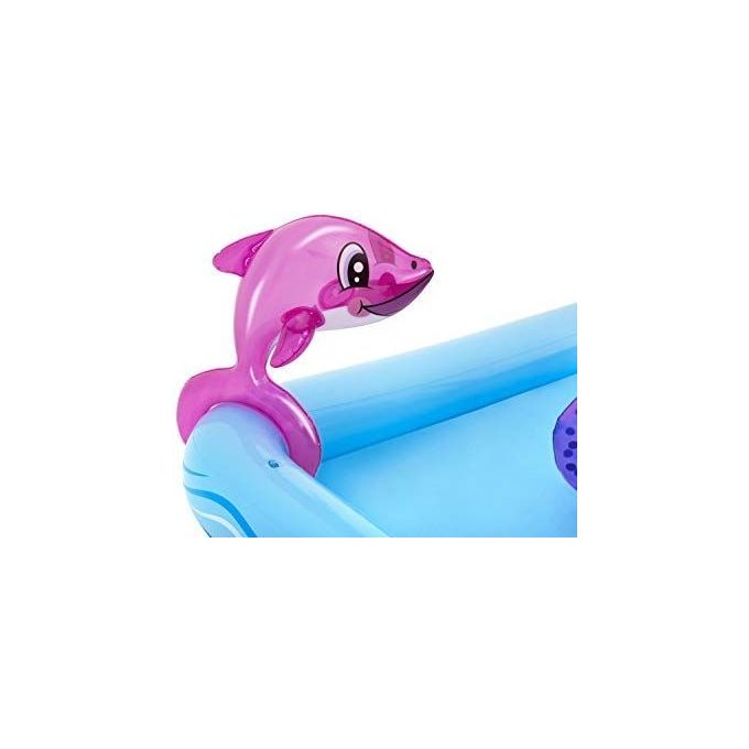 Bestway 53052 Acquario Fantastico Centro Giochi Gonfiabile 239x206x86 cm Scivolo Spruzzatore 308 L colore Multicolore