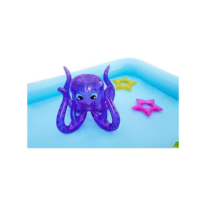 Bestway 53052 Acquario Fantastico Centro Giochi Gonfiabile 239x206x86 cm Scivolo Spruzzatore 308 L colore Multicolore
