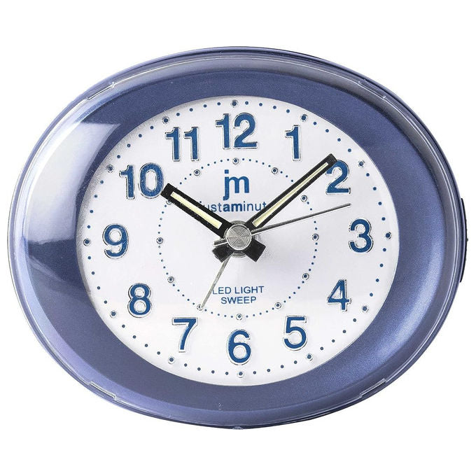 Lowell Sveglia Analogica JA7116A Blu Movimento Silenzioso Metallo