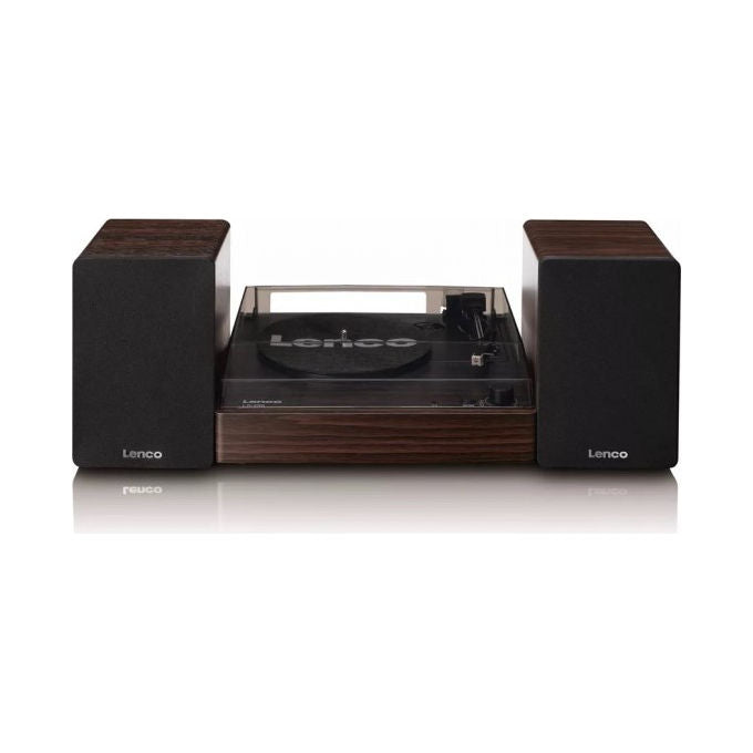 Lenco, Giradischi con Bluetooth e Altoparlanti in Legno, Modello LS-200