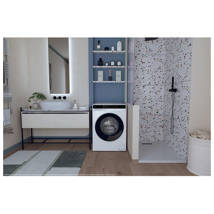 Candy EY 27SB7-S Lavatrice Slim 7 Kg 1200 Giri Inverter Classe A (85x60x47 cm) colore Bianco