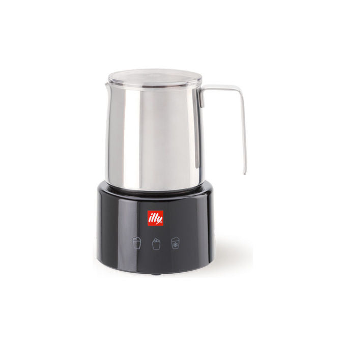 Illy, Montalatte Elettrico, Nero e Inox, Milkfrother Modello 23760