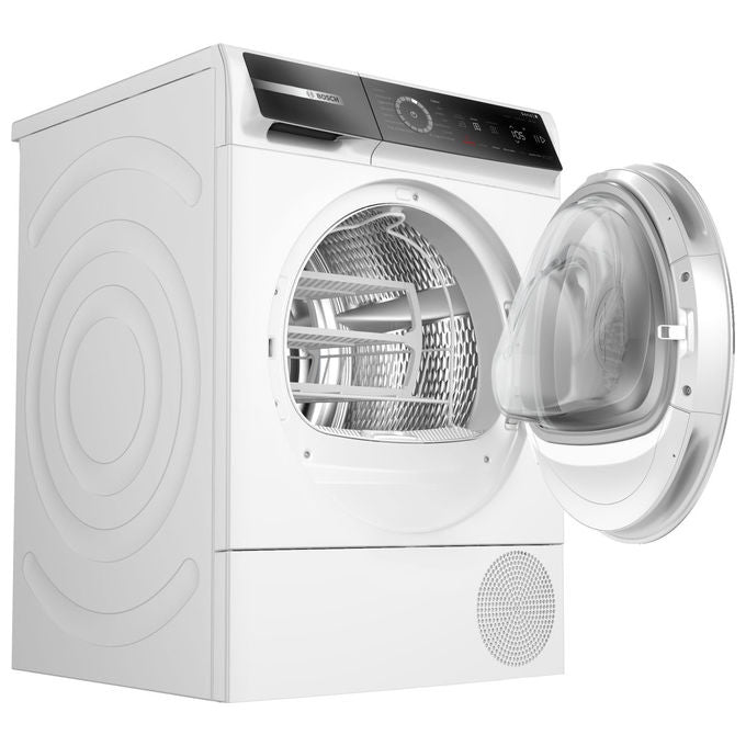 Bosch WQB246D0II Serie 8 Asciugatrice Pompa di Calore 9 Kg Classe B SensitiveDrying Home Connect (84x60x61 cm) colore Bianco