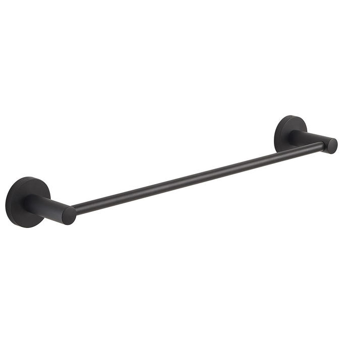Gedy Porta Asciugamani Felce Plus Accorciabile da Parete Nero 45 cm