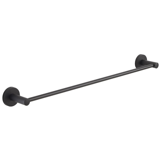 Gedy Porta Asciugamani da Parete Felce Plus Nero Opaco Acciaio Inox
