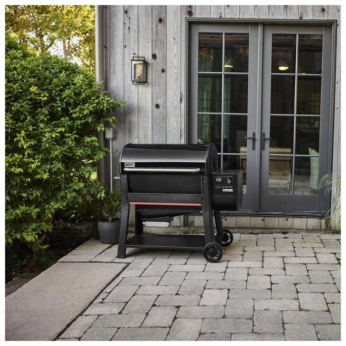 Weber Barbecue a Pellet Searwood XL 600 Nero con Sear Zone