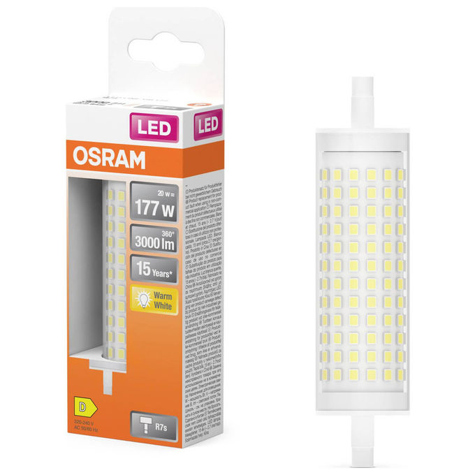 Osram Lampada LED Filamento 20W R7s 3000 lm Luce Bianca Calda
