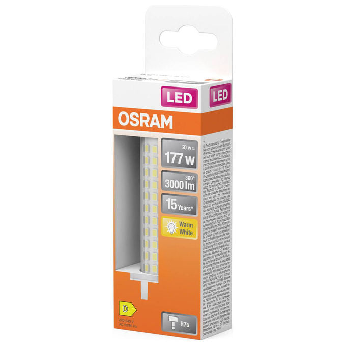 Osram Lampada LED Filamento 20W R7s 3000 lm Luce Bianca Calda