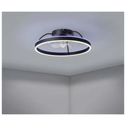 Eglo Plafoniera Led con Ventilatore Marinella Fan, 4000 lm, RGB+CCT, Ø 50 cm