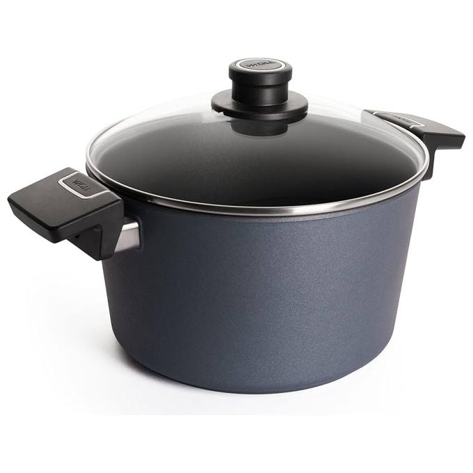 WOLL Pentola con Coperchio Diamond Lite Induzione Alluminio Nero