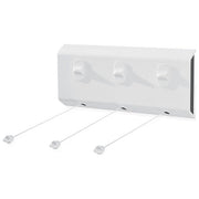 Leifheit Stendibiancheria a Parete Rollfix 150 Triple Longline 15 Metri Bianco