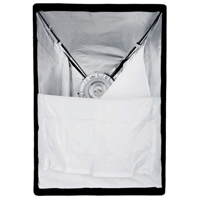 Godox 6952344205204 Softbox Rettangolare 80x120 cm con Attacco Bowens e Griglia a Nido d'Ape colore Nero