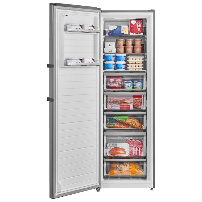 Midea MDRU385MTE46 Congelatore Verticale 272 L 185 cm Classe E 41 dB No Frost colore Acciaio Spazzolato