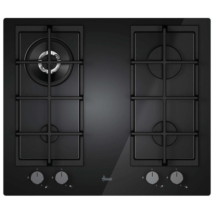 Hoover, Piano Cottura a Gas, Nero, 60 cm, H-HOB 300 HVG6BR4C3B