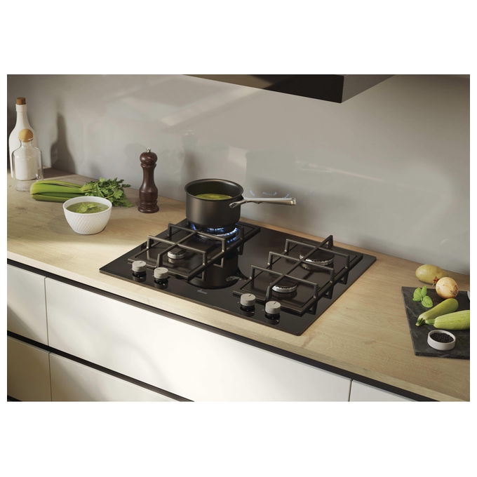 Hoover, Piano Cottura a Gas, Nero, 60 cm, H-HOB 300 HVG6BR4C3B