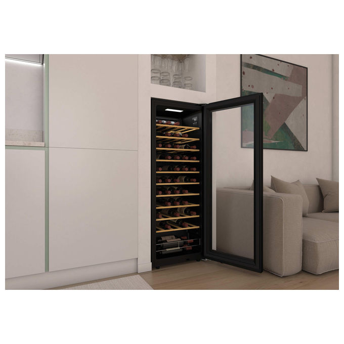 Candy CWC058 DiVino Cantinetta Vino Libera Installazione 58 Bottiglie 1 Zona 5-20°C Touch Wi-Fi LED 37 dB Classe G colore Nero