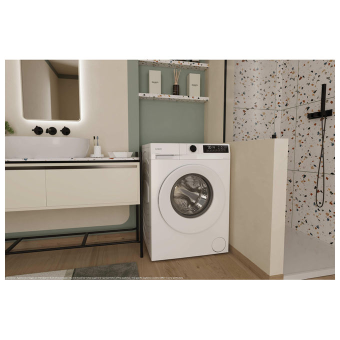 Candy ProWash 300 Lavatrice Slim 7 Kg 1200 rpm Classe A Bianco (85x60x47) colore Bianco