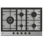 Hoover, Piano Cottura a Gas Inox, 74.5 cm, 5 Fuochi, HHG7WL5WC5X