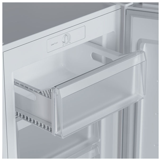 Candy CNUQ2L58EW Congelatore Verticale 90 L 86 cm Classe E 37 dB 3 Cassetti colore Bianco