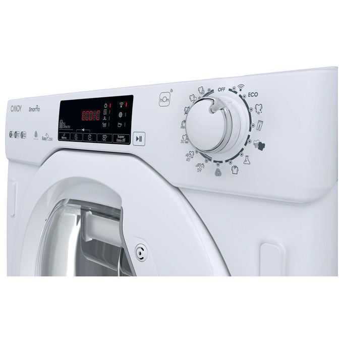 Candy BCTD H7A2TE-S Asciugatrice da Incasso 7 Kg Classe E Pompa di Calore Wi-Fi 16 Programmi (85x59.6x49.2 cm) colore Bianco