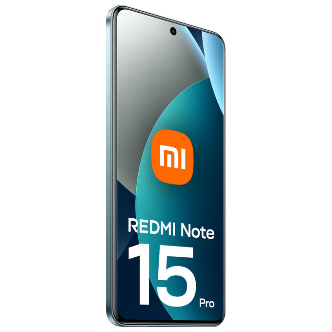 Xiaomi Redmi Note 15 Pro Smartphone 8 GB 256 GB Display 6.77'' AMOLED 200 MP Batteria 6500 mAh IP65 colore Glacier Blue