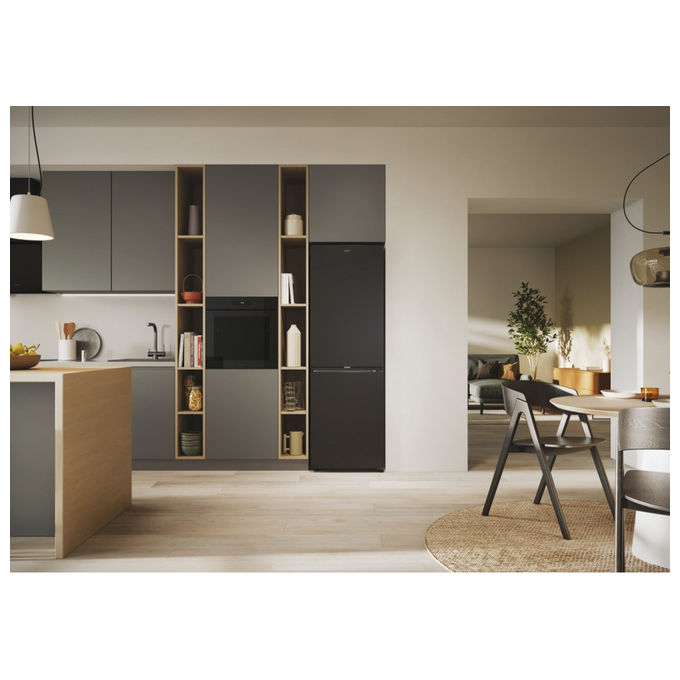 Candy CNCQ4T618EB Frigorifero Combinato 355 L No Frost Classe E Altezza 185 cm colore Nero