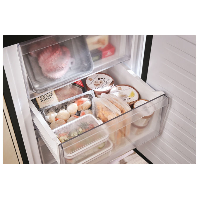 Candy CNCQ4T618EB Frigorifero Combinato 355 L No Frost Classe E Altezza 185 cm colore Nero