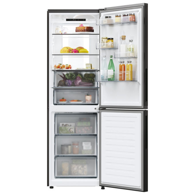 Candy CNCQ4T618EB Frigorifero Combinato 355 L No Frost Classe E Altezza 185 cm colore Nero