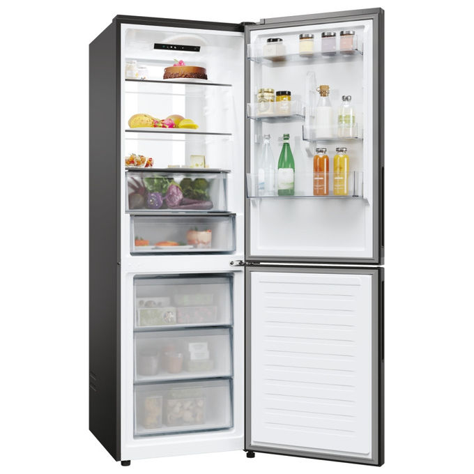 Candy CNCQ4T618EB Frigorifero Combinato 355 L No Frost Classe E Altezza 185 cm colore Nero