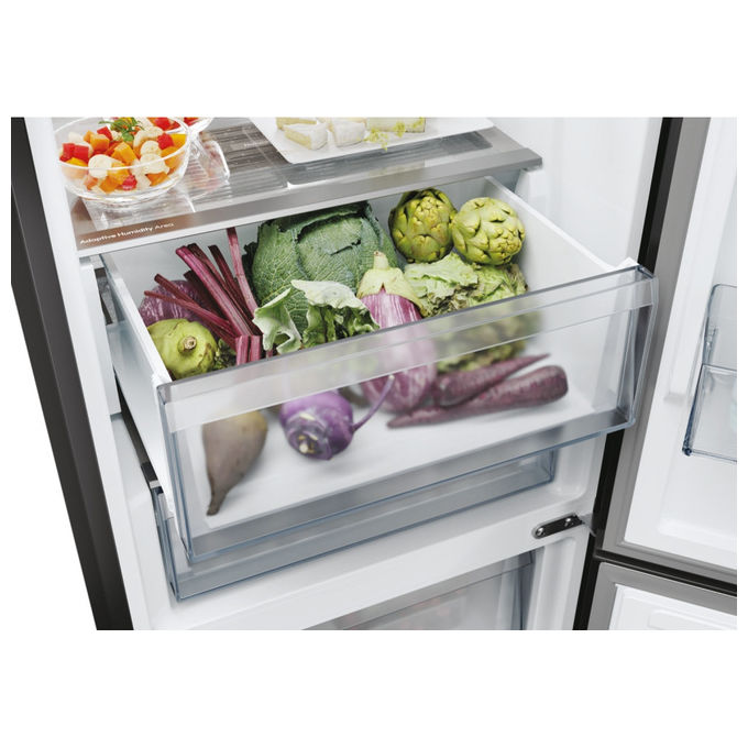 Candy CNCQ4T618EB Frigorifero Combinato 355 L No Frost Classe E Altezza 185 cm colore Nero