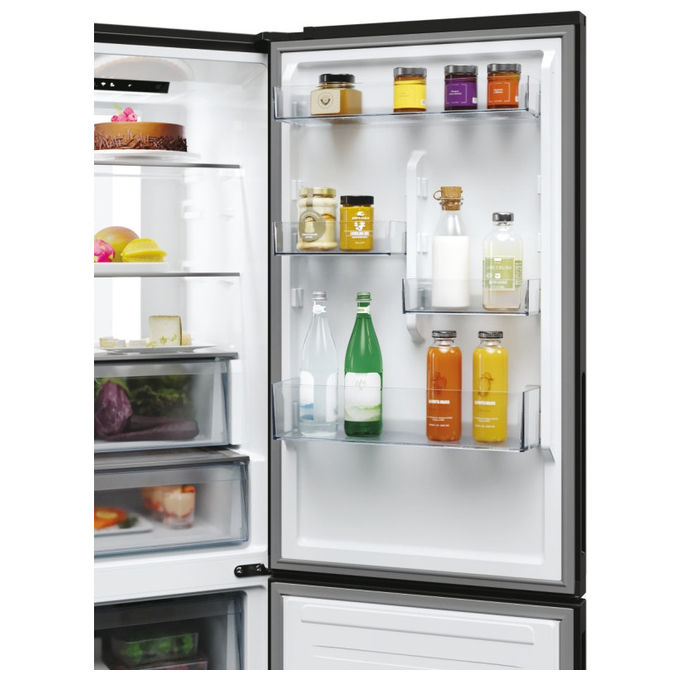 Candy CNCQ4T618EB Frigorifero Combinato 355 L No Frost Classe E Altezza 185 cm colore Nero