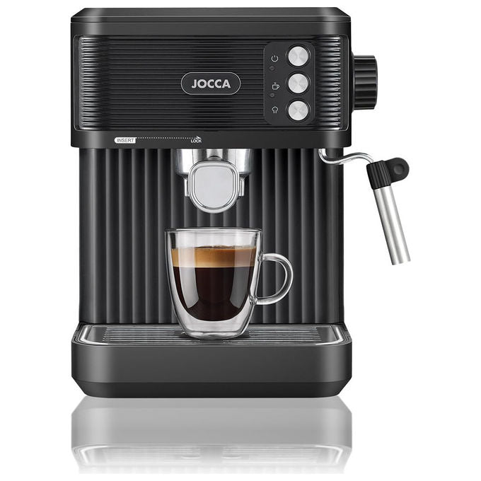 Jocca Macchina da Caffe' Espresso Manuale 800W 20 Bar 1.8 L