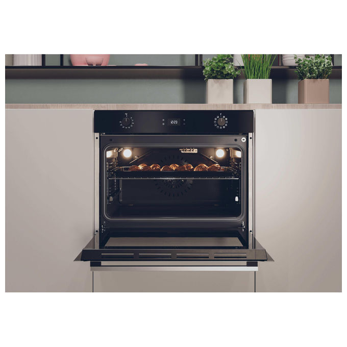 Hoover H-OVEN 500 HO752170B Forno Elettrico Multifunzione, 87 L, Nero, Da Incasso