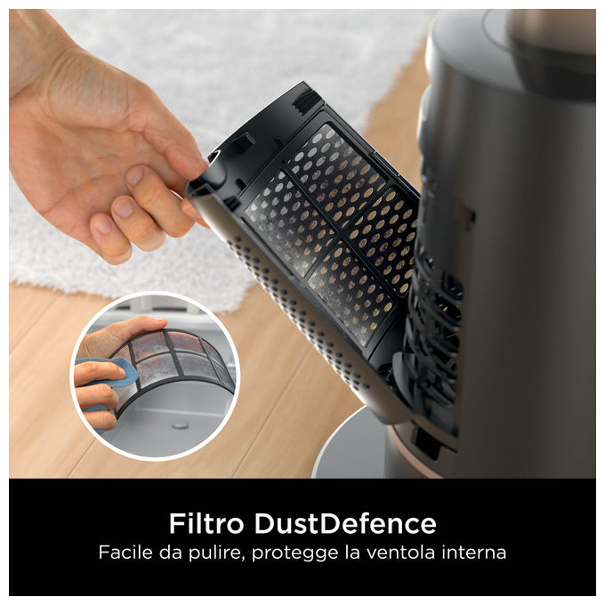 Shark, Ventilatore a Piantana Turbo Blade, Altezza Regolabile, con Telecomando