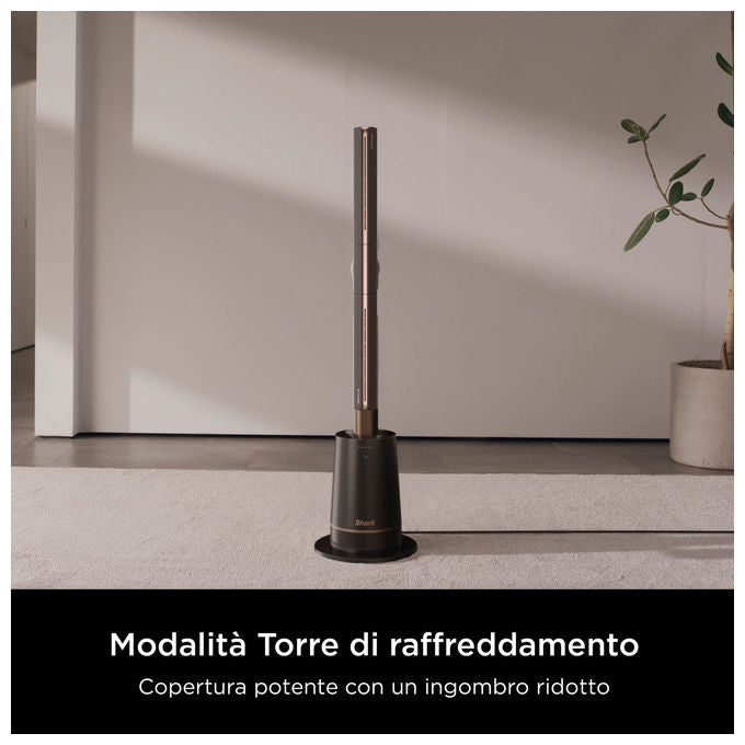 Shark, Ventilatore a Piantana Turbo Blade, Altezza Regolabile, con Telecomando