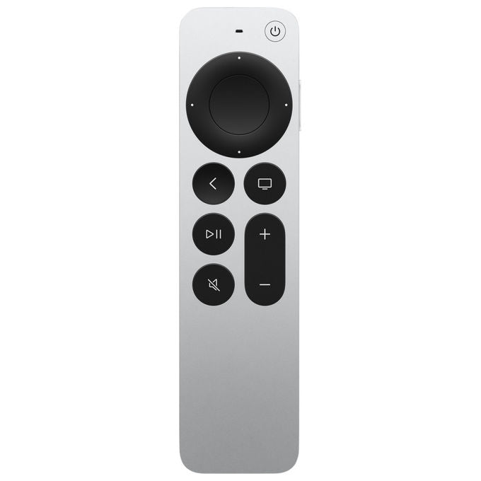 Apple Siri Remote Telecomando IR-Bluetooth Per Apple TV 4K Argento Nero