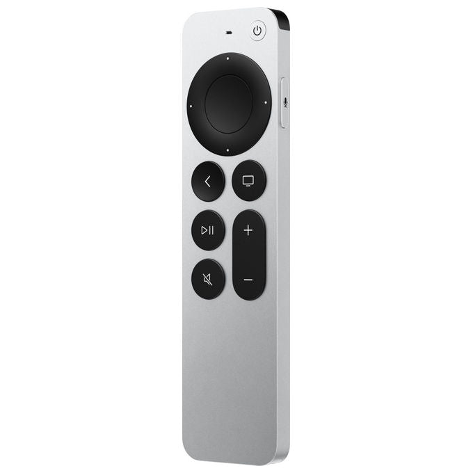 Apple Siri Remote Telecomando IR-Bluetooth Per Apple TV 4K Argento Nero
