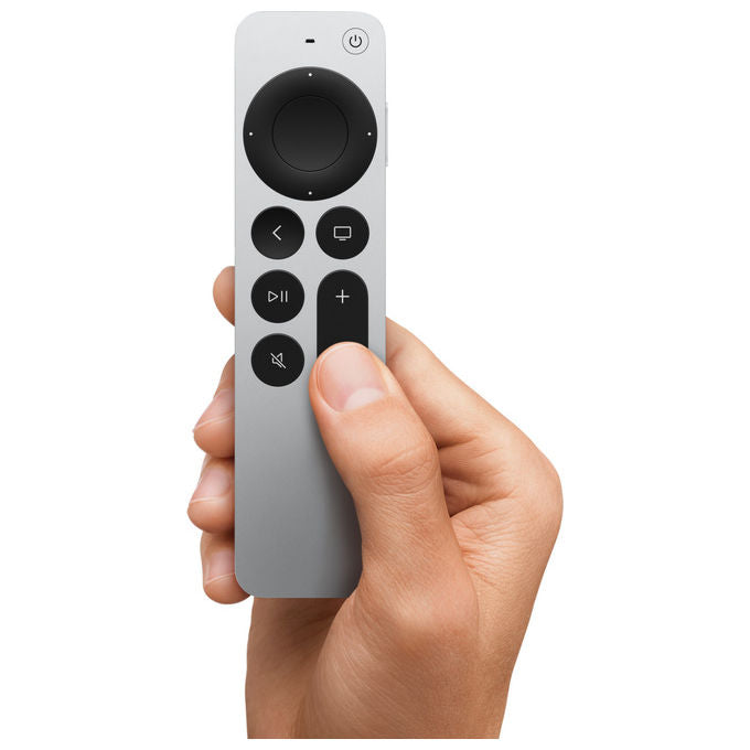 Apple Siri Remote Telecomando IR-Bluetooth Per Apple TV 4K Argento Nero