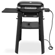 Weber 91010853 Lumin Compact Barbecue Elettrico 2200W 315°C Rosolatura Affumicatura Cottura a Vapore colore Nero