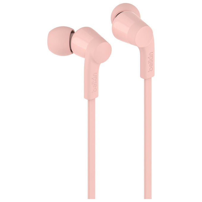 Belkin SoundForm Auricolari In-Ear USB-C Rosa Con Microfono Antigroviglio