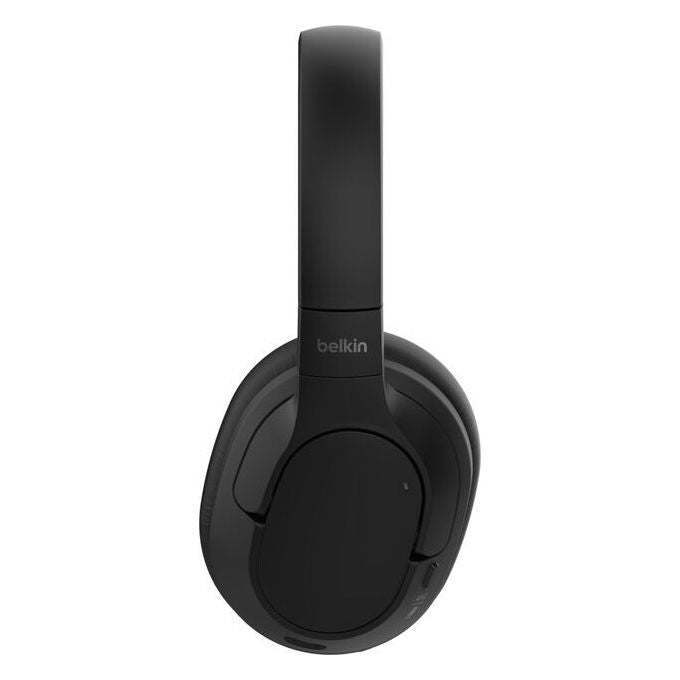 Belkin, Cuffie Wireless a Padiglione, Bluetooth, USB Tipo-C, Nero