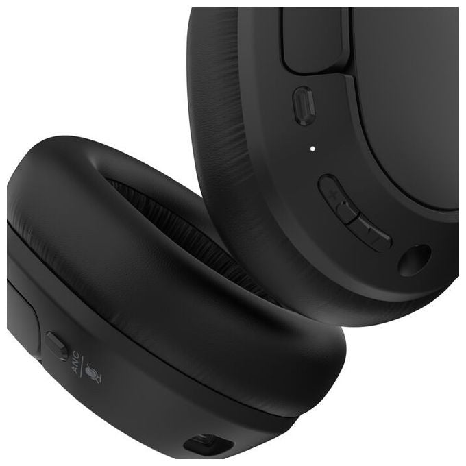 Belkin, Cuffie Wireless a Padiglione, Bluetooth, USB Tipo-C, Nero