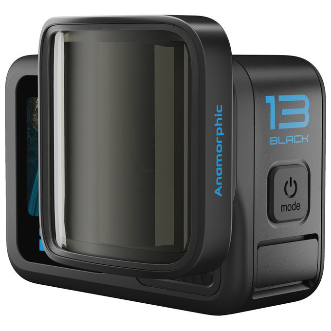 GoPro, Mod Anamorfico, Obiettivo per Action Camera Hero13 Black, Antigraffio, Impermeabile
