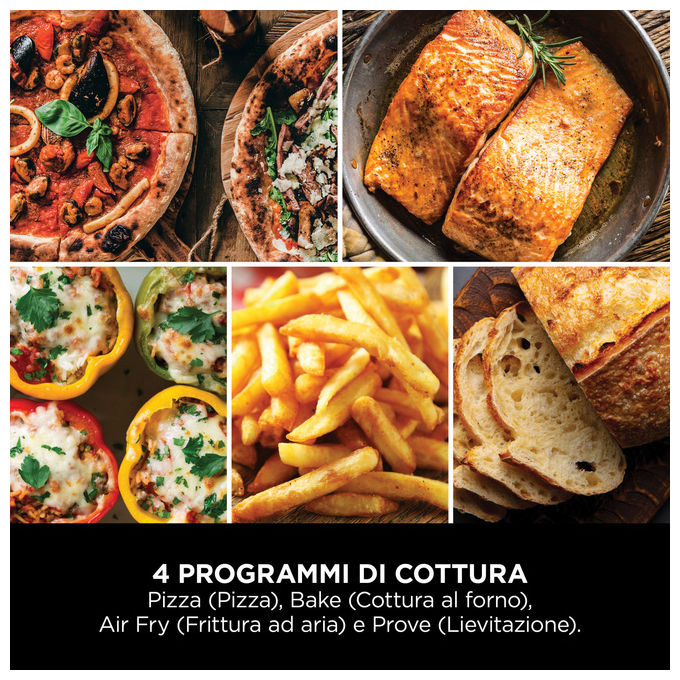Ninja MO201EU Forno Elettrico per Pizza e Friggitrice ad Aria da Esterno Artisan